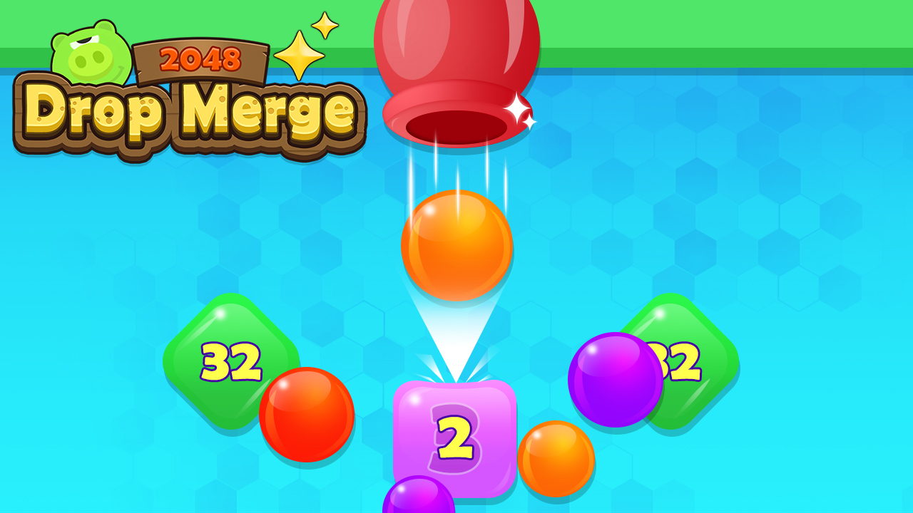 2048 Drop Merge