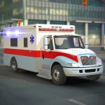 City Ambulance Car Driving