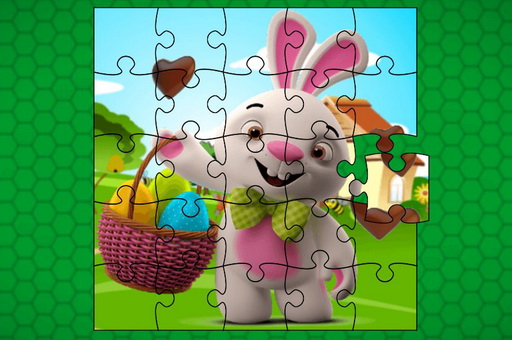 Image Easter Bunny Eggs Jigsaw