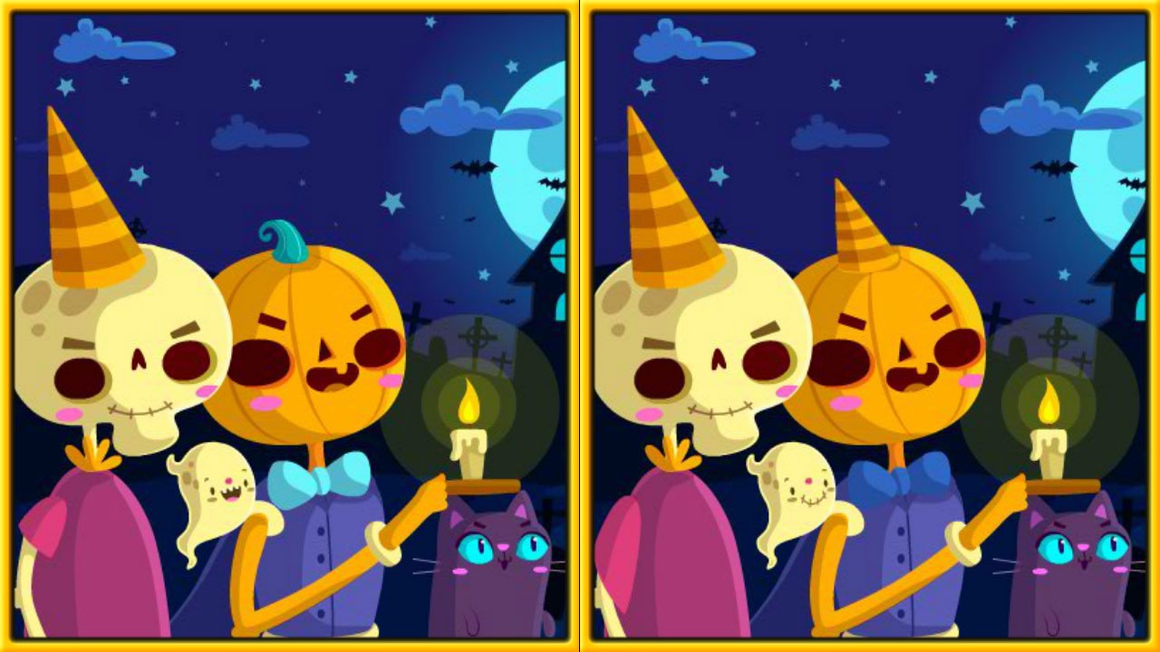Image Find Differences Halloween