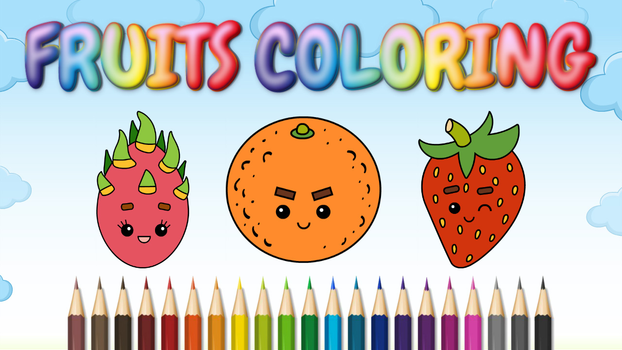 Image Fruits Coloring