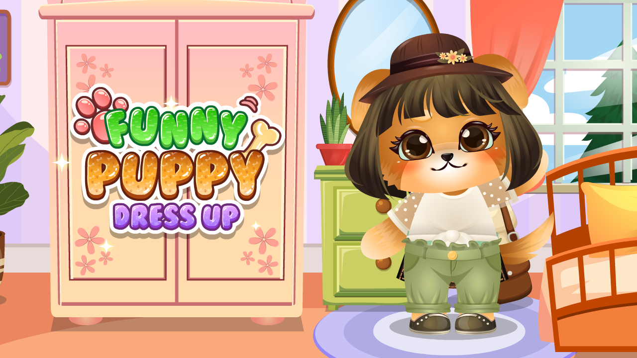 Image Funny Puppy Dressup