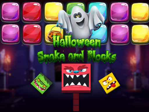Image Halloween Snake and Blocks