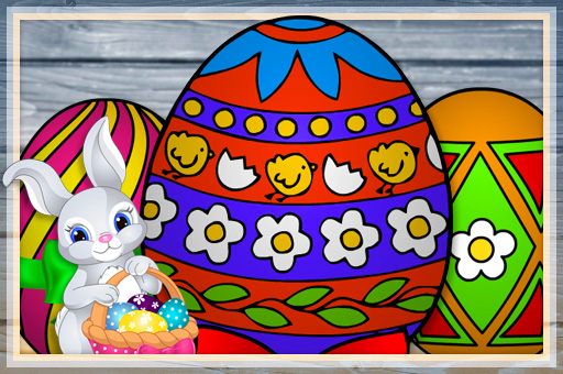 Image Handmade Easter Eggs Coloring Book