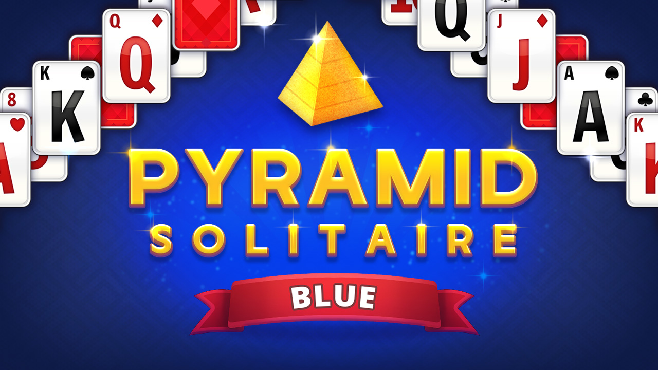 Image Pyramid Solitaire Blue