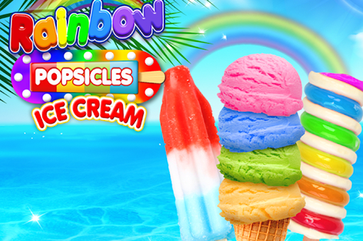 Image Rainbow Ice Cream And Popsicles