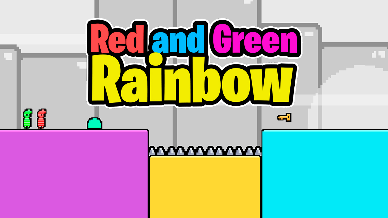 Image Red and Green Rainbow