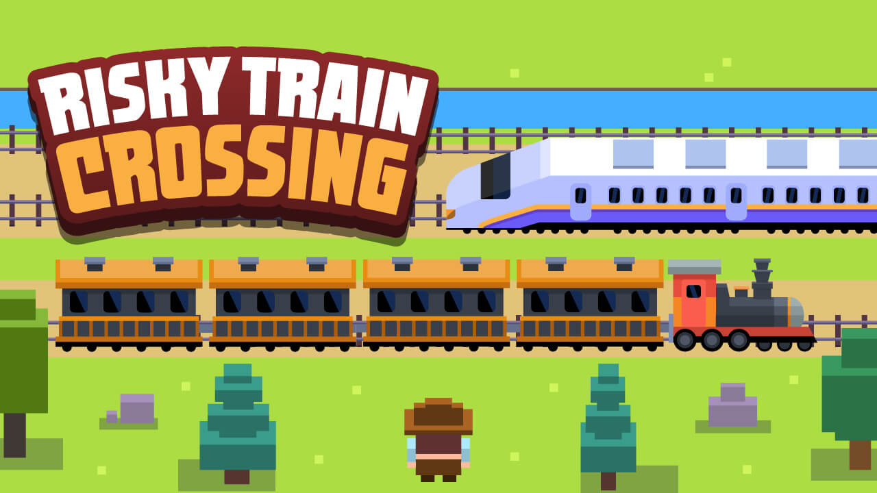 Image Risky Train Crossing