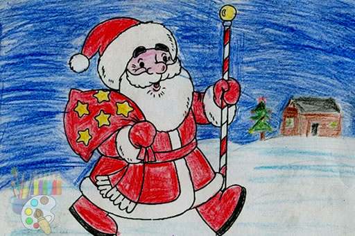 Image Santa Claus Coloring