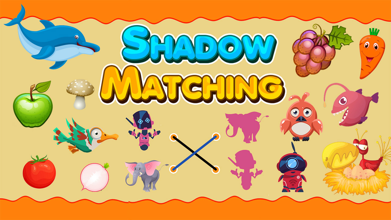 Image Shadow Matching Kids Learning Game
