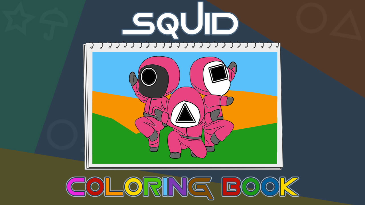 Image Squid Coloring Book