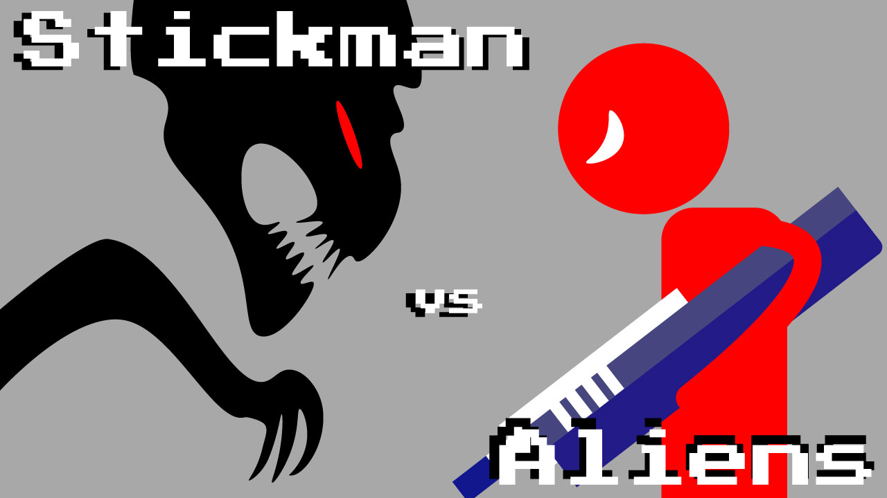 Image Stickman vs Aliens