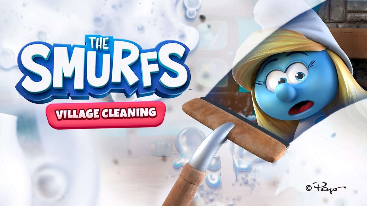Image The Smurfs Village Cleaning